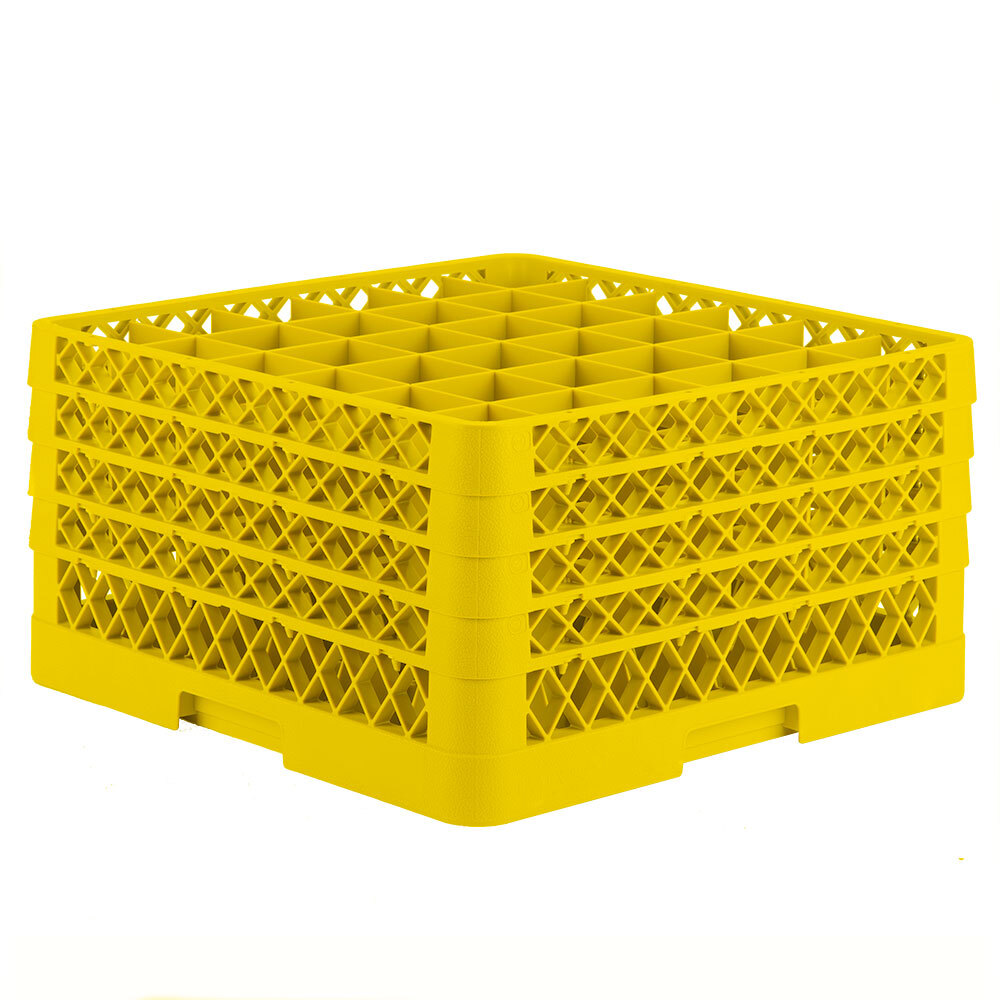 Vollrath TR7CCCC Traex® FullSize Yellow 9 7/16" Glass Rack