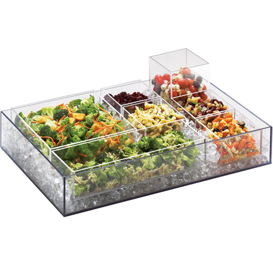 Cal Mil 1399 12 Cater Choice System Clear Ice Housing 24 X 16 X 4 1 4 cal-mil-1399-12-cater-choice-system-clear-ice-housing-24-x-16-x-4-1-4