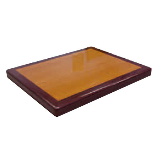 American Tables Seating Atr3060 Resin Super Gloss 30 X 60 Rectangle Two Tone Table Top Cherry And Mahogany