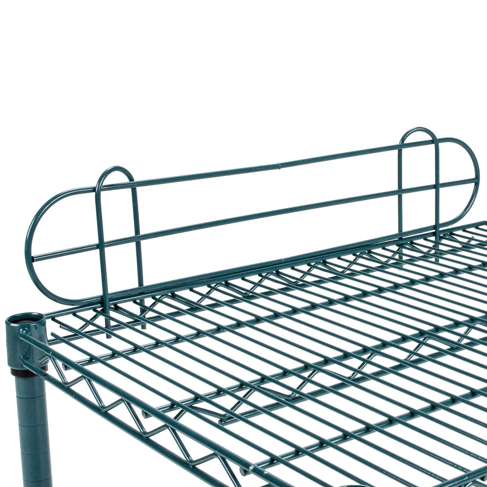 Regency 22" Green Epoxy Wire Shelf Ledge for Wire Shelving 22" x 4"