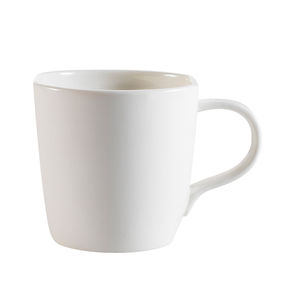 CAC STU-1 Studio 5 oz. Bone White Porcelain Cup - 36/Case