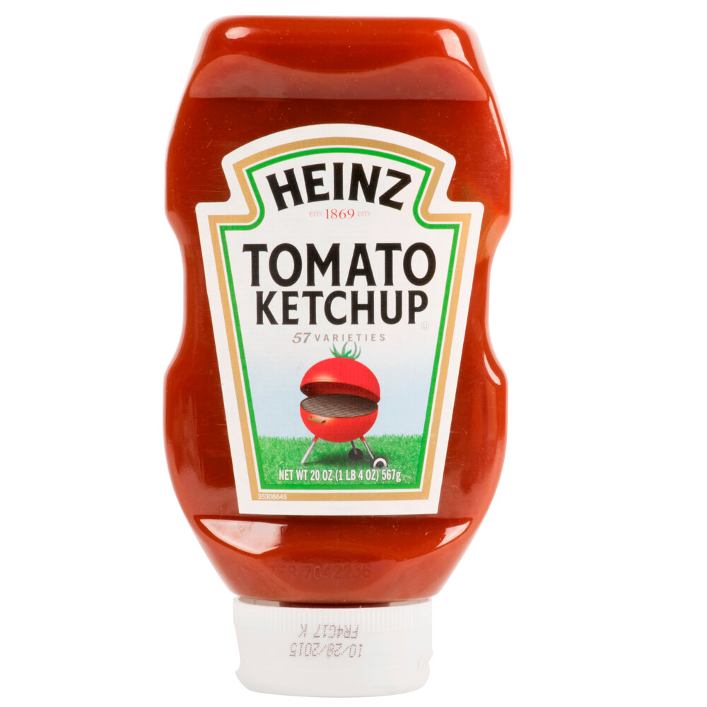 Heinz Ketchup 20 oz. Upside Down Squeeze Bottle