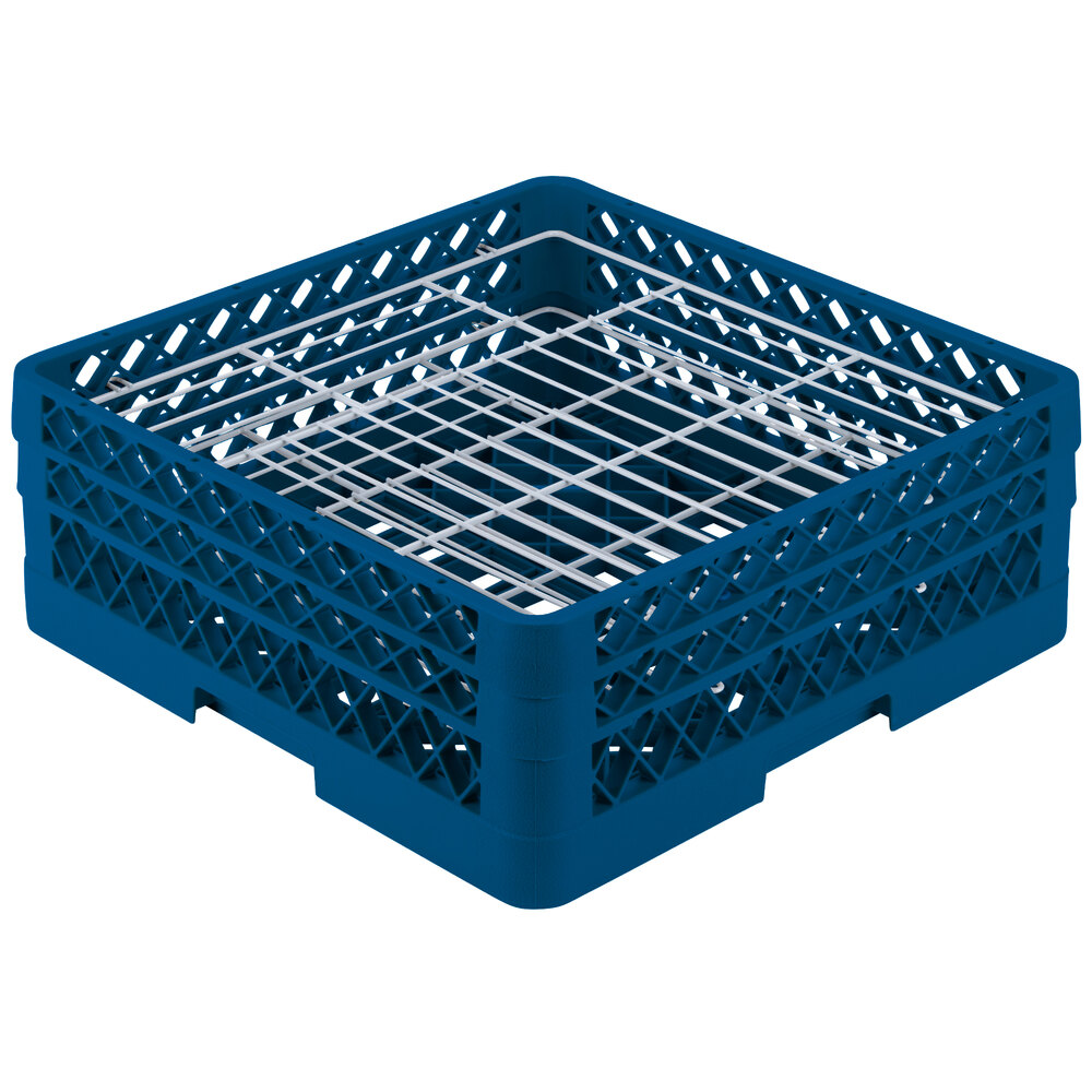 Vollrath PM38072 Traex® Plate Crate Royal Blue 38 Compartment Plate