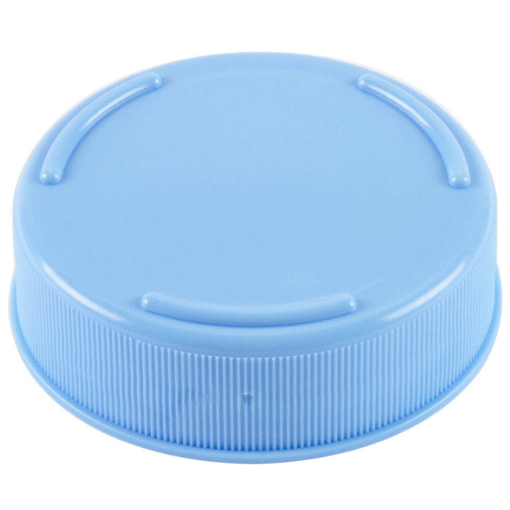 Tablecraft 53FCAPLBL Solid Light Blue End Cap for Inverted or Squeeze