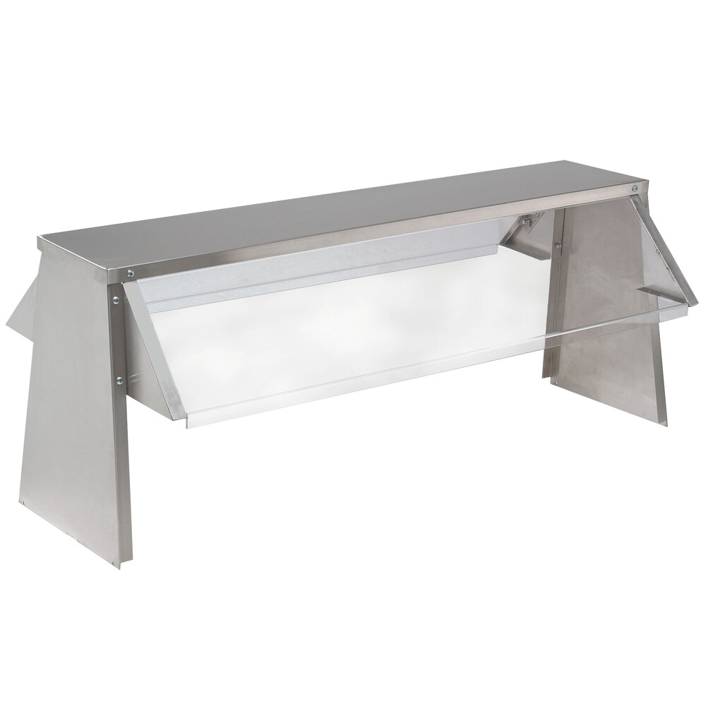 Advance Tabco TBS4 Buffet Shelf with Sneeze Guard