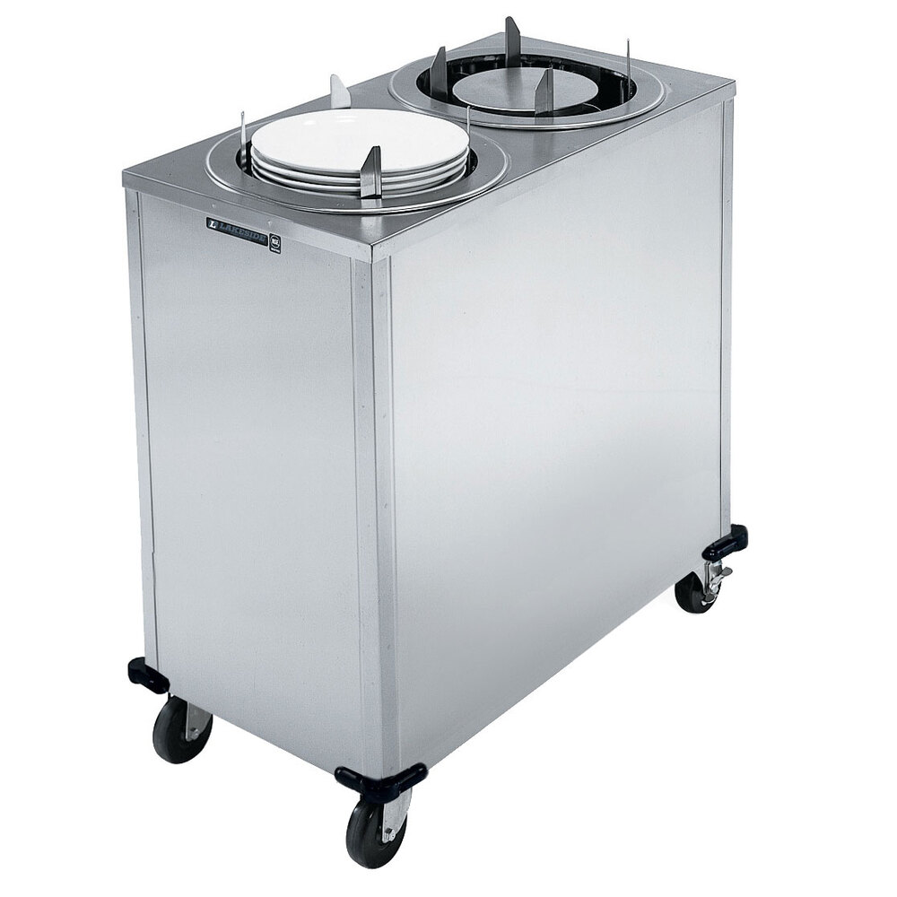 Lakeside 992 Stainless Steel AdjustaFit Heated Two Stack Plate