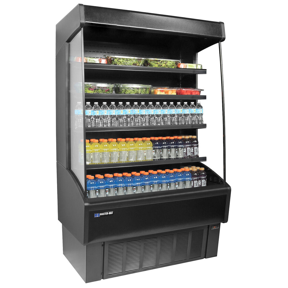 Master Bilt VOAM4860 Black 60" Vertical Air Curtain Merchandiser 18.