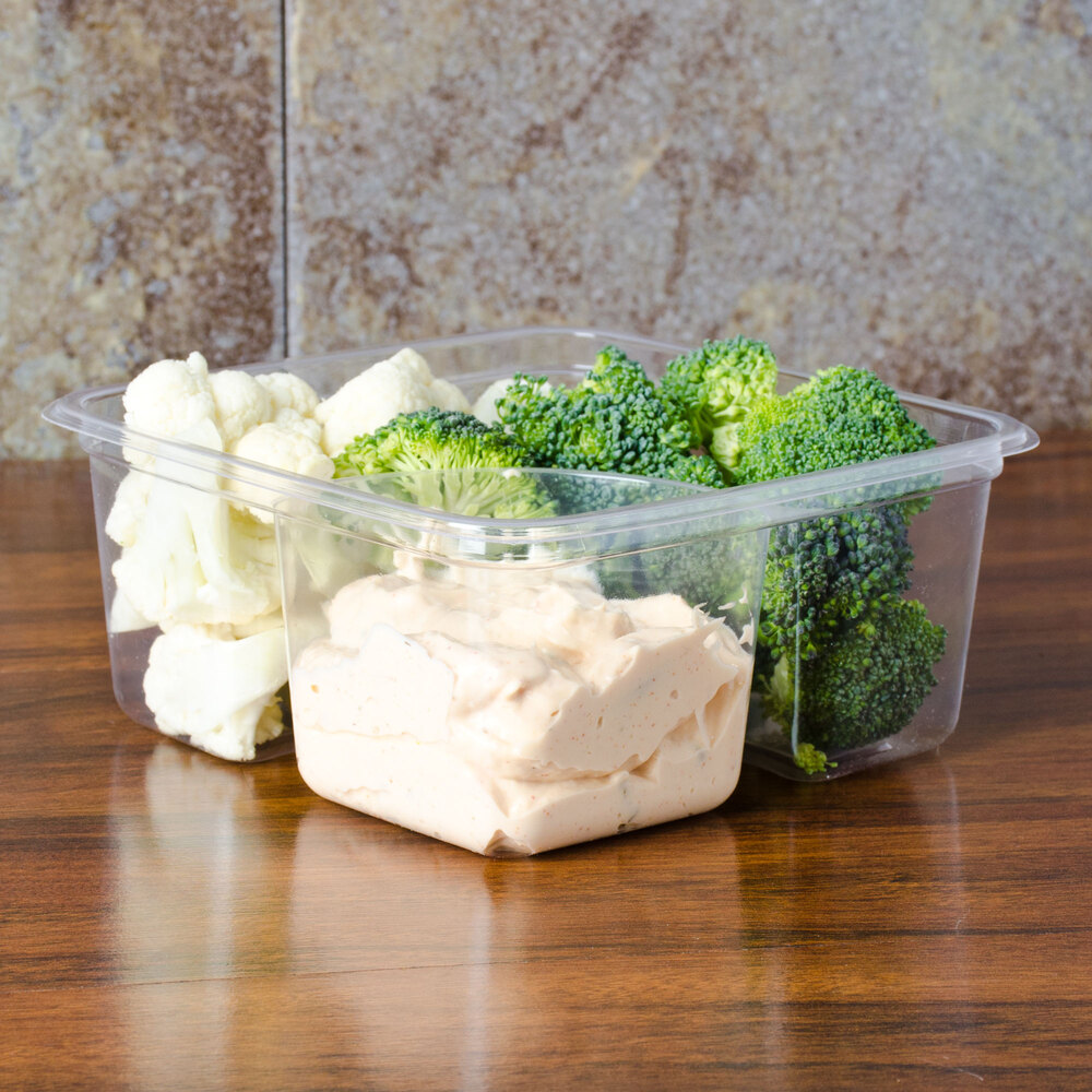 FabriKal Greenware GS62 Clear PLA Compostable Container