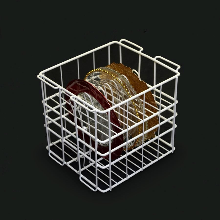 10 Strawberry Street Gpltr12 12 Compartment Catering Plate Rack For Glass Charger Plates Up To