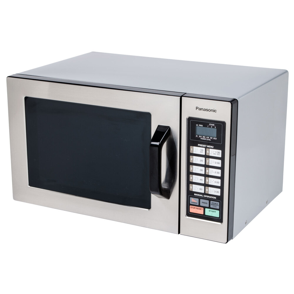 Panasonic Commercial Microwave NE-1054F – 1000W, 0.8 Cu Ft, Programmable, New