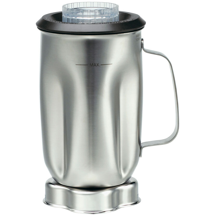 Waring CAC35 32 oz. Stainless Steel Container with Lid and Blade