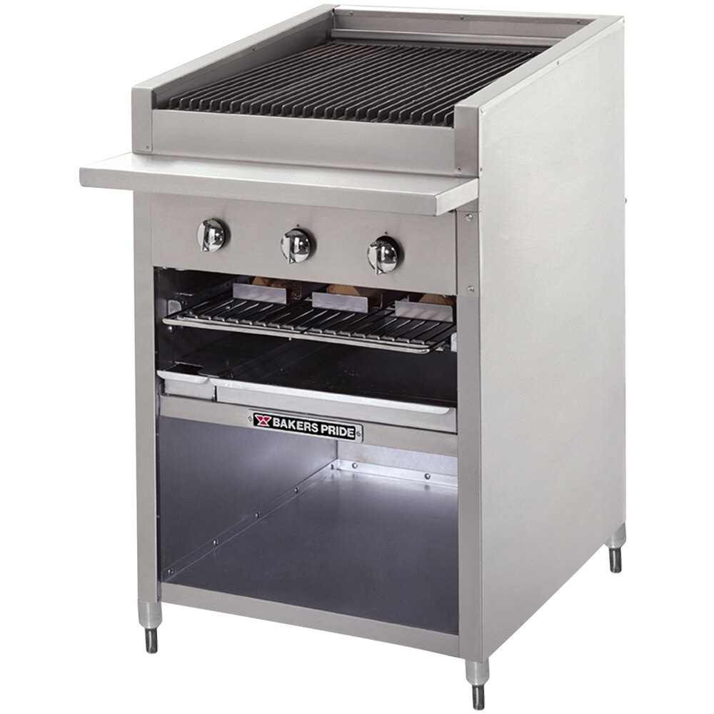 Bakers Pride F24R Natural Gas 24" Floor Model Radiant Charbroiler