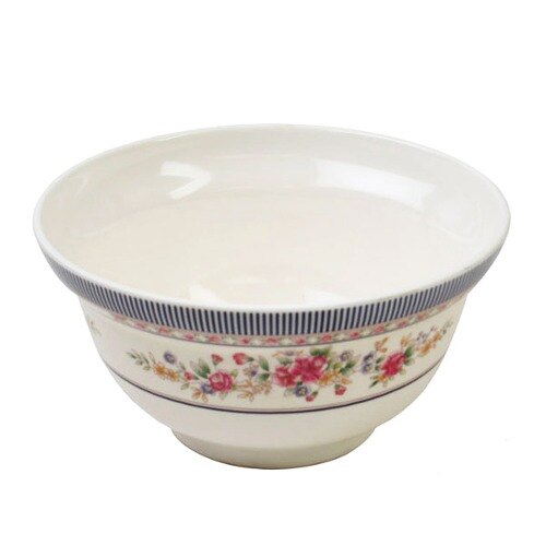 Thunder Group 3201AR Rose 20 oz. Round Melamine Noodle Bowl 12/Case