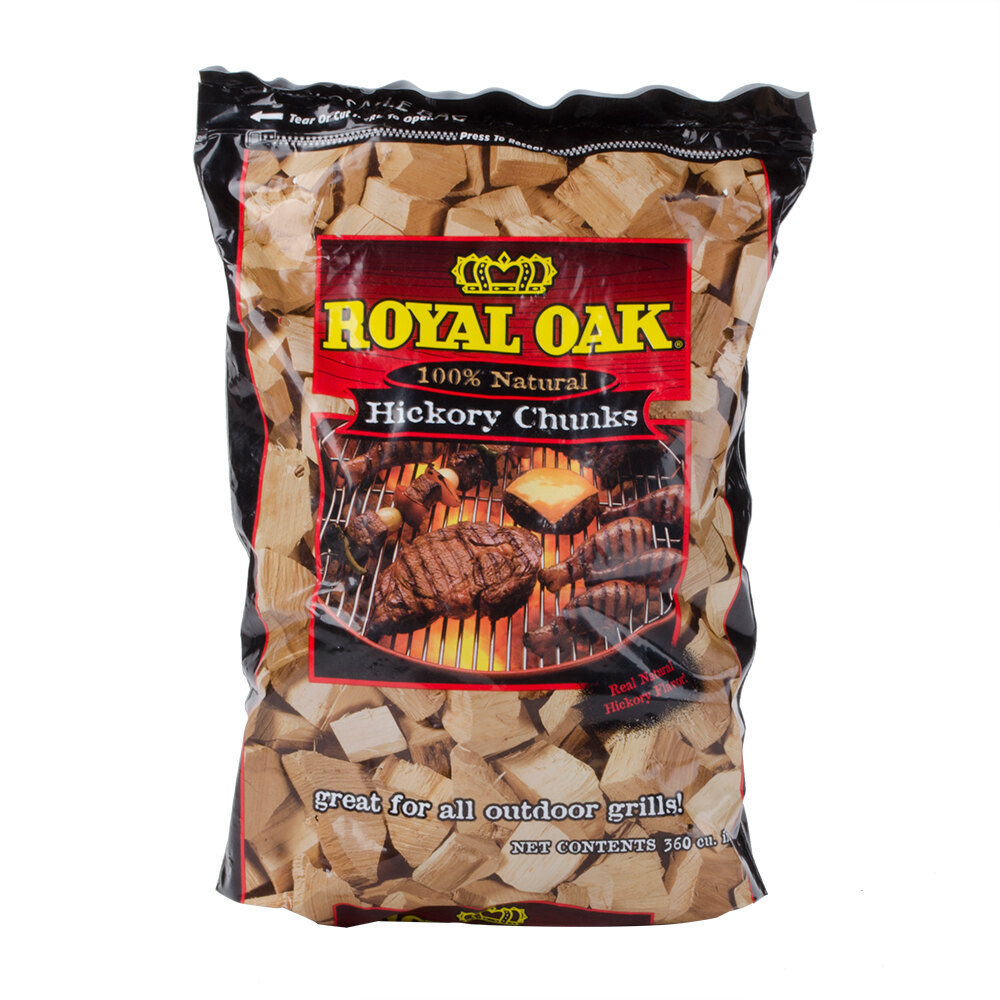 Hickory Wood Chunks 5.4 lb. 6/Case