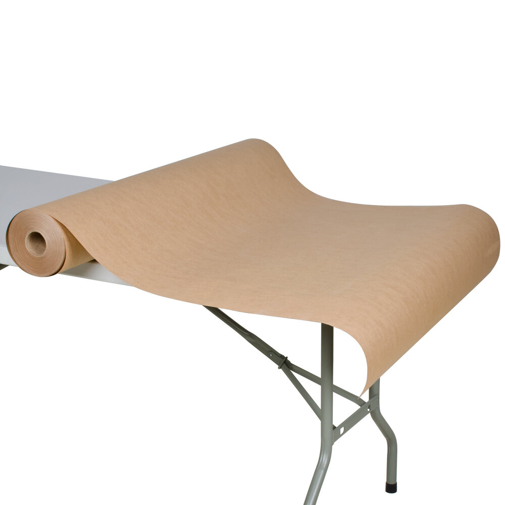 Brown Paper Table Cover | 40" x 300' 60# Brown Paper Roll Table Cover