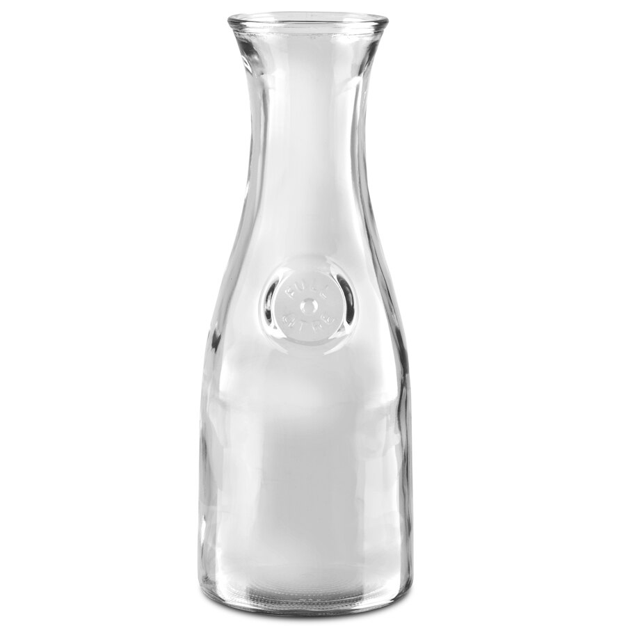 Anchor Hocking 139UR Excellency 1 Liter (34 oz.) Glass Carafe - 12 / Case