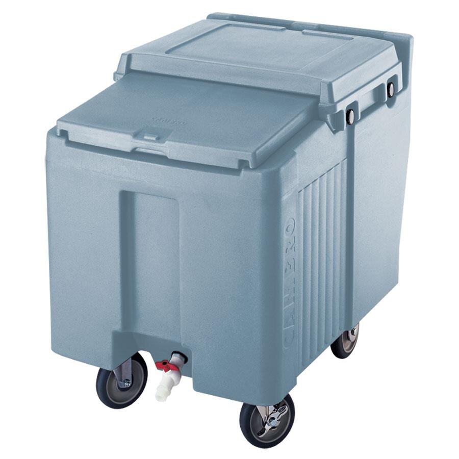 Cambro ICS125L401 Slate Blue Sliding Lid Portable Ice Bin 125 lb