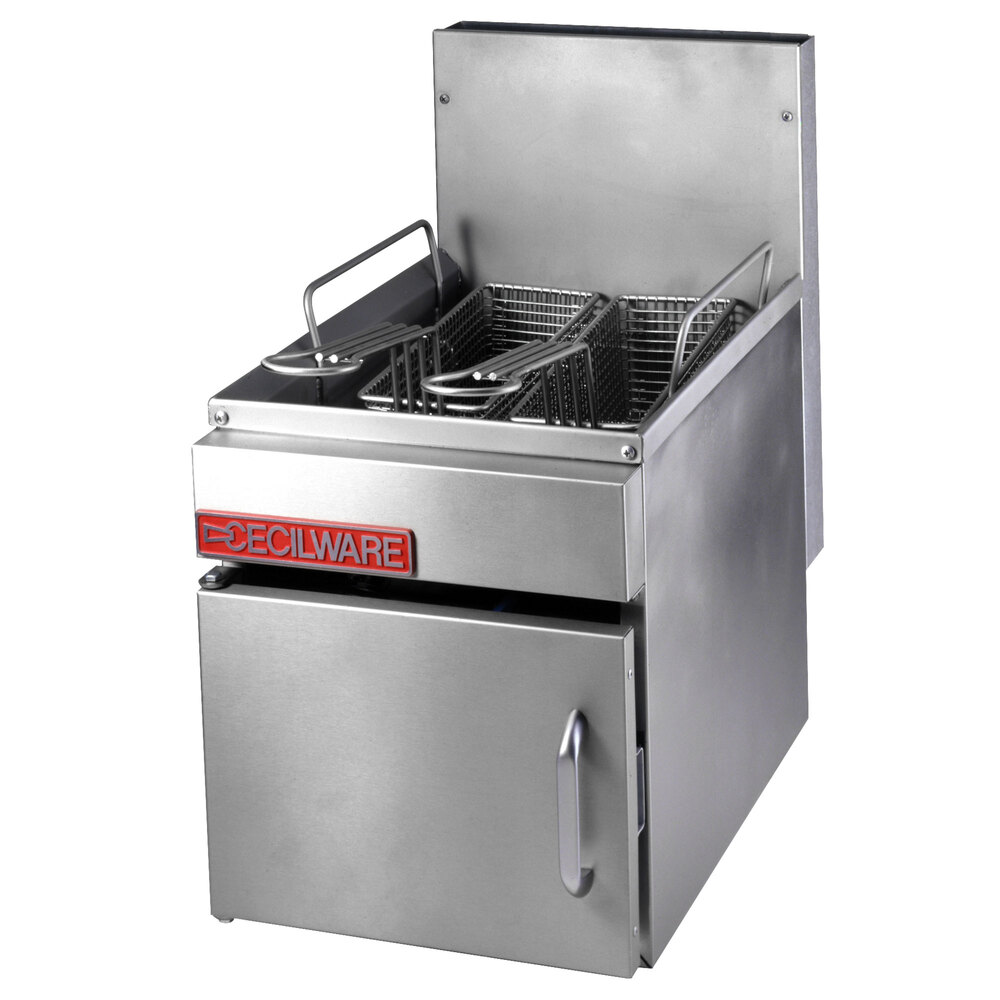 Cecilware GF10 Liquid Propane 13 lb. Countertop Fryer with Baskets