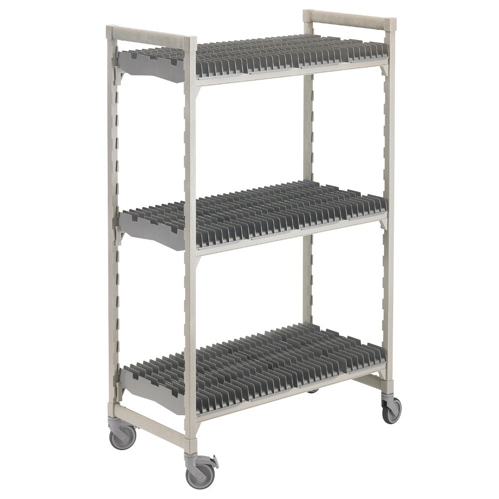 Cambro CPMU244875DRPKG Camshelving® Premium Speckled Gray Drying Rack