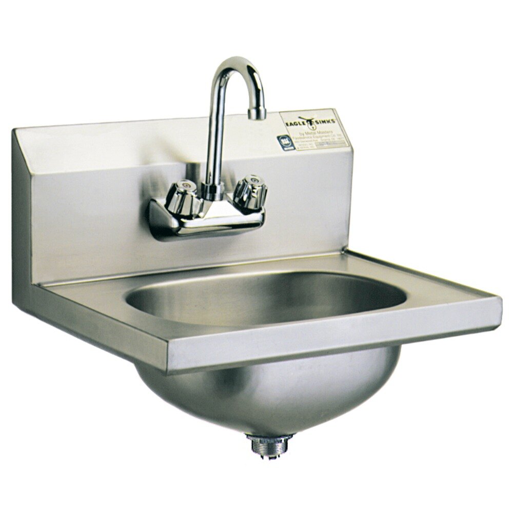 Eagle Group HSA10FMG MicroGard Hand Sink with Gooseneck Faucet and