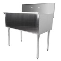 stainless steel utility sink 24 x 20