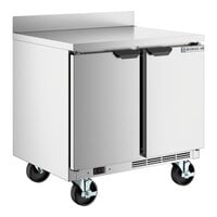 Beverage-Air WTF36AHC 36 inch Two Door Worktop Freezer