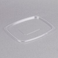 Dart C64DLR ClearPac Clear Snap-On Flat Lid for 30, 48, and 64 oz. Plastic Containers - 252/Case