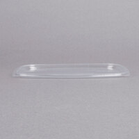 Dart C64DLR ClearPac Clear Snap-On Flat Lid for 30, 48, and 64 oz. Plastic Containers - 252/Case