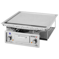Commercial Drop In Griddles Flat Top Grills 400 Volts Wells G 136 24 Inch Drop In Electric Countertop Griddle 400v 9000w