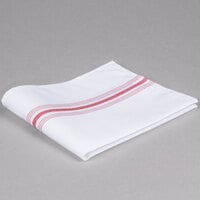 Marko 53771822NH001 Red Softweave Bistro Striped Cloth Napkins, 18