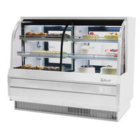 Turbo Air TCGB 72 CO Inch White Curved Glass Dual Dry Refrigerated Turbo Air TCGB 72 CO Inch White Curved Glass Dual Dry Refrigerated
