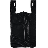 Black Plastic Grocery Bags | Black T-Shirt Bags