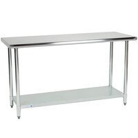 Steelton Metal Products Stainless Steel Work Tables with Undershelf