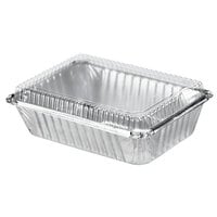 20 x Aluminium Silver Foil Food Containers 7 x 5.5 x 1.5 inches BBQ Takeaway Tub