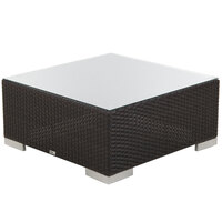 Outdoor Lounge Chairs And Accessories Patio Furniture Bfm Seating Ph5104jv Gl Aruba Java Wicker Coffee Table With Tempered Top