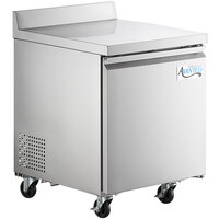 Avantco SS-WT-27R-HC 27" Worktop Refrigerator with 3 1/2" Backsplash