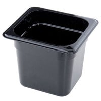 Cambro 60CWLN135 Camwear 1/6 Size Clear Polycarbonate FlipLid with ...