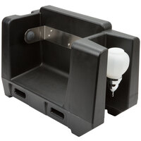 Cambro HWAPR Black Hand Washing Station - Roll Towel Dispenser