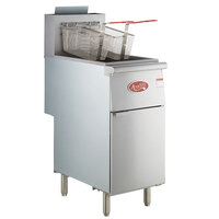 Frymaster ESG35T Natural Gas 35 Lb. High Efficiency Floor Fryer With ...