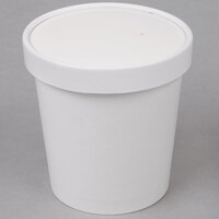 oz paper case cup lid vented poly coated choice double plastic soup