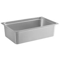 Choice Full Size 6 inch Deep Anti-Jam Stainless Steel Steam Table / Hotel Pan - 24 Gauge