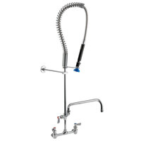 Fisher 34479 Backsplash Mounted Pre-Rinse Faucet with 8