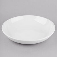 World Tableware 840-355-008 Porcelana 62 oz. Bright White Porcelain Low Bowl - 12/Case