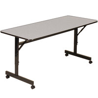 Correll EconoLine Mobile Flip Top Table, 24