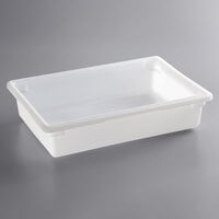 Choice 26" x 18" White Plastic Food Storage Box Lid