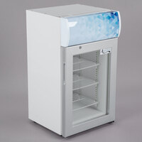 Avantco Cfm3 White Countertop Display Freezer With Swing Door