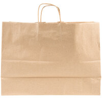 Whole Paper Bags Bulk Retail Duro Tote Natural Kraft Paper Ping Bag With Handles 16 Inch X 6 12