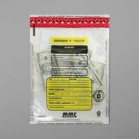 Clear Pack of 100 6 X 9-Inch 45220 Quality Park Poly Cash Transmittal Bags