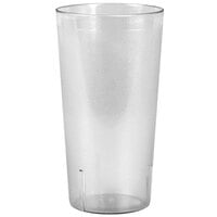 Plastic Tumblers, Clear, Pebbled, 12 Oz. - 12 Pack