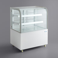Avantco BC-36-HC 36" Curved Glass White Refrigerated Bakery Display Case